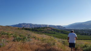 Hiking with dad in the foothills