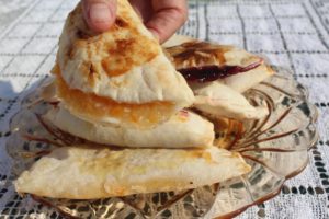 Hand pies peach and blackberry