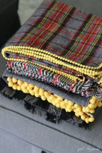 Beautiful affordable Christmas gifts - flannel throw