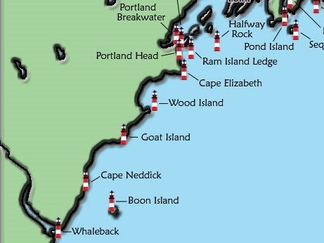 Maine Lighthouses | Whatsoever Design