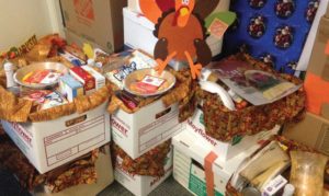 Gratitude Thanksgiving - food box donation