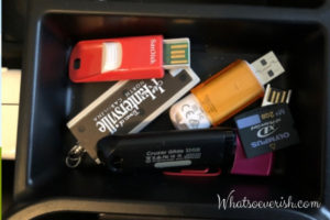 Gather photos from flash drives and chips
