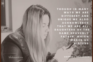 We are different and unique daughters