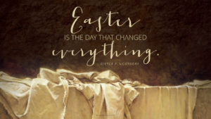 Easter is the day that changed everything.