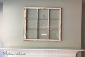 Old wood window with 9 panes makes a great background