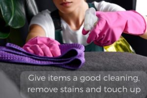 Selling items tips: good cleaning