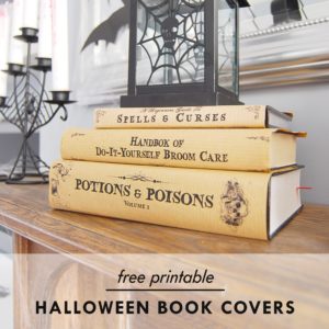 Decorating with books: Halloween