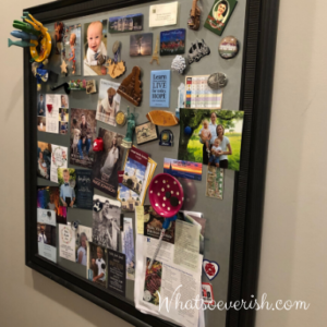 HOW TO MAKE AN EASY CUSTOM MAGNETIC BOARD, DIY HOME DECOR